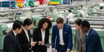 US Labor Laws 2026: Fashion Production Compliance Guide Fashion professionals discussing new US labor laws for 2026 production