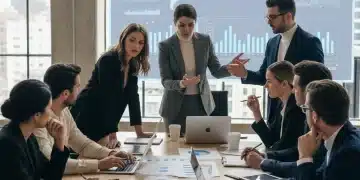 Fashion industry professionals analyzing US import tariff data for 2026