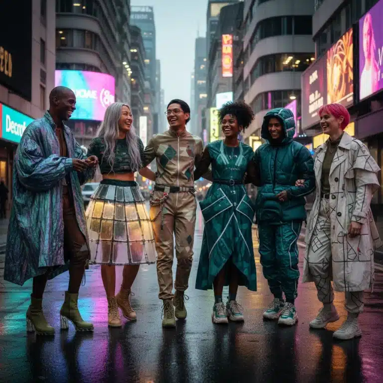Futuristic street style fashion by emerging designers 2026