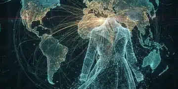Global fashion supply chain network with digital connections over a world map, emphasizing resilience and forward planning.