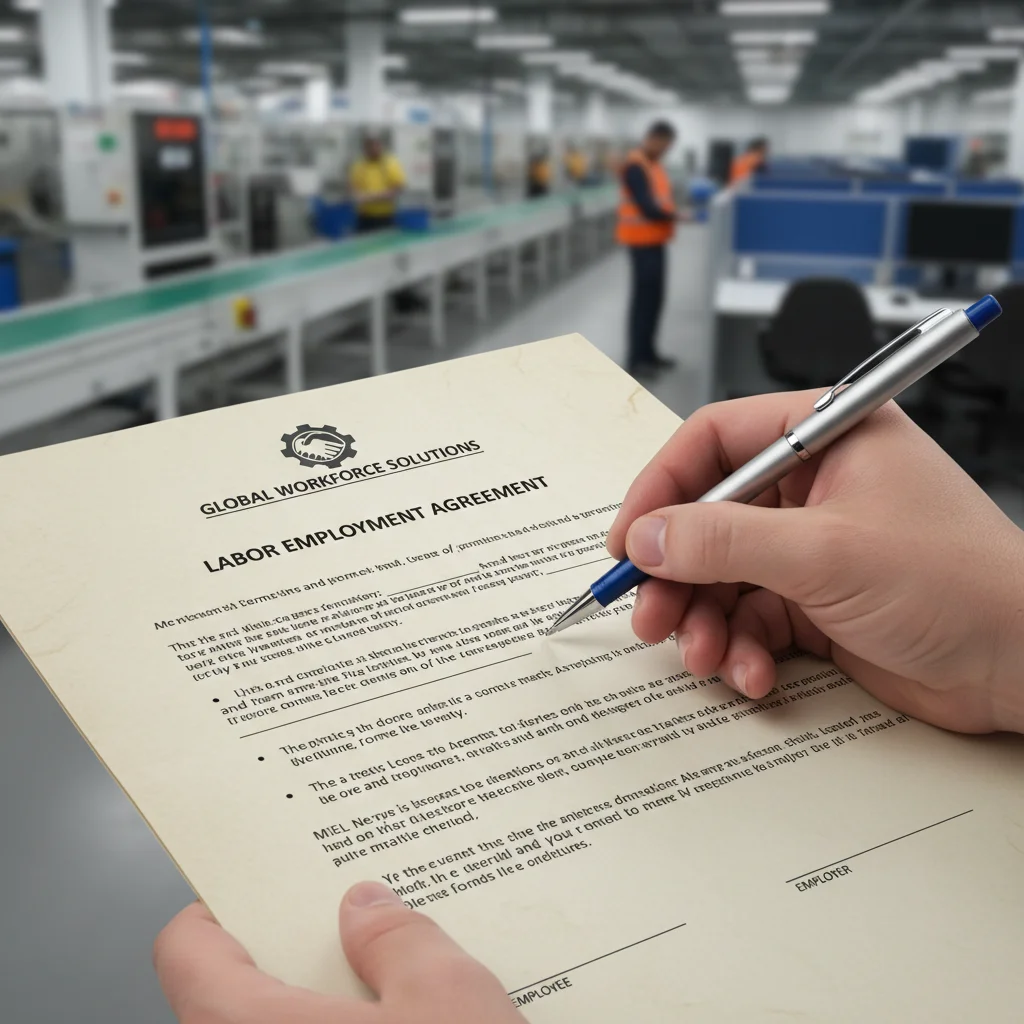 Signing new labor compliance agreements for fashion production