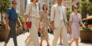 The Top 7 Street Style Footwear Trends Dominating Spring 2026 Diverse street style models showcasing Spring 2026 footwear trends in a vibrant city setting